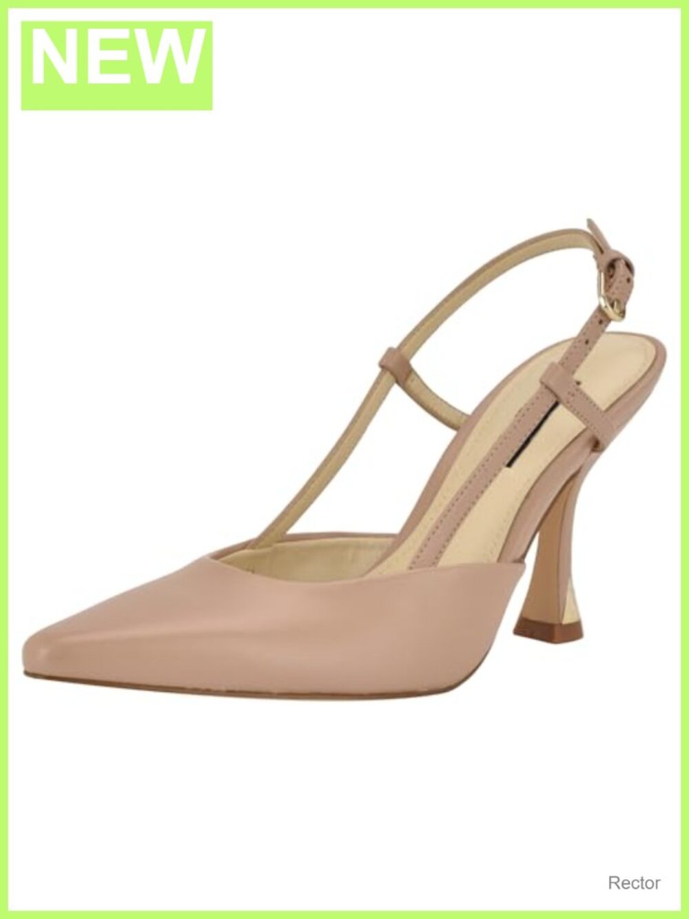 Faux Leather Pointed Toe Stiletto Heels with Adjustable Ankle Strap